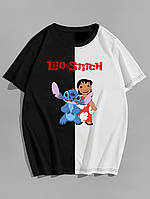 Футболка оверсайз ліло і стіч стильна унісекс