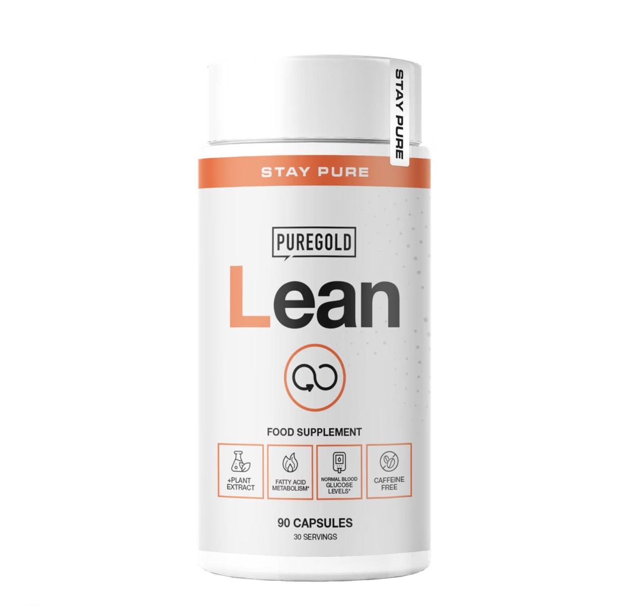 Жироспалювач Pure Gold Lean, 90 капсул, фото 1