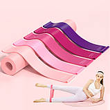 Фітнес гумка набір 5 шт для спорту тренувань фітнесу в чохлі навантаження 5-40 LBS WOSWEIR рожевий (GS-185878), фото 10