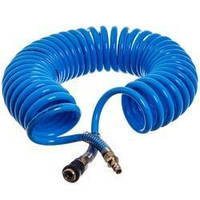 Шланг повітряний спіральний б/рм 15 м 8х12 мм поліуретановий AIRKRAFT PROFI AHC48-K