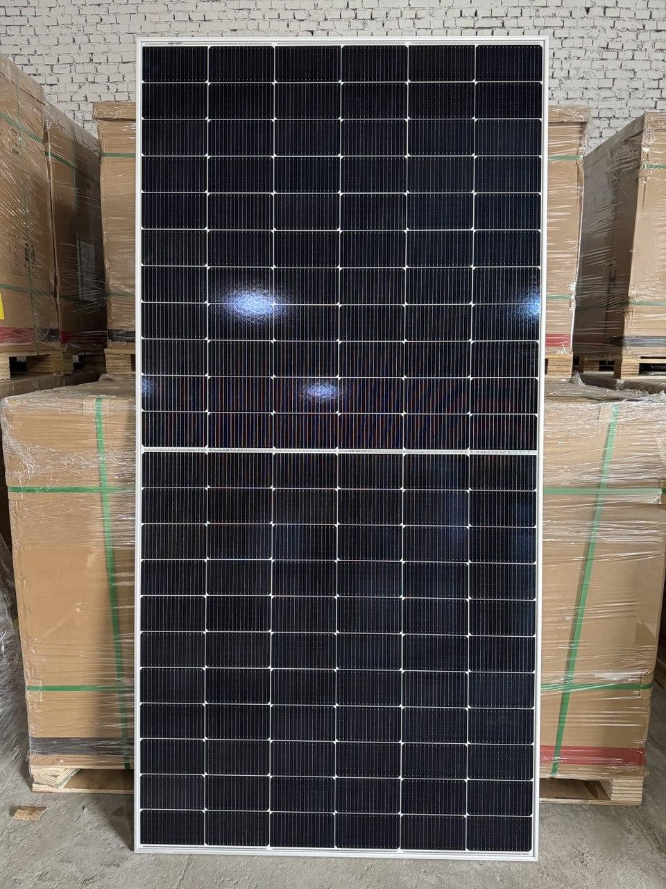 Монокристалічна сонячна панель SunPro SPDG580-N132RX10 580W Bifacial TOPCon, Double Glass, Silver Frame