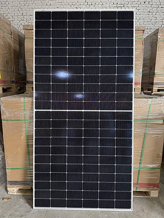 Монокристалічна сонячна панель SunPro SPDG580-N132RX10 580W Bifacial TOPCon, Double Glass, Silver Frame, фото 1