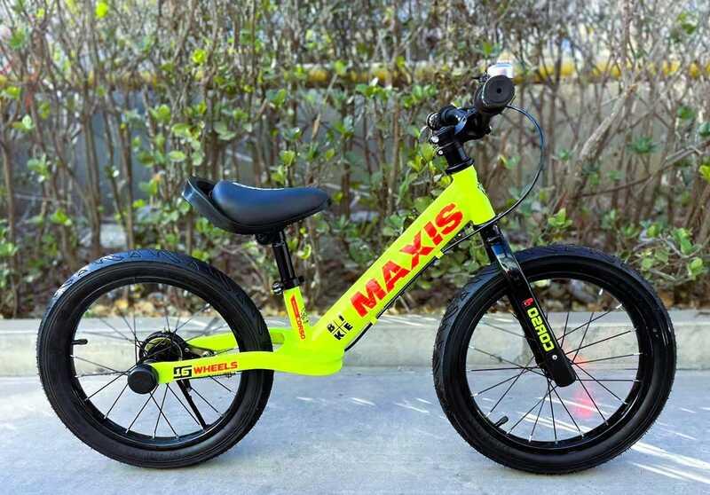 Велобіг дитячий - сталева рама, ручне заднє гальмо, підніжка, дзвоник MX-65049