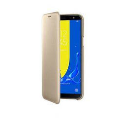 Чохол-книжка Samsung Wallet Cover для Samsung Galaxy J6 SM-J600 Gold (EF-WJ600CFEGRU)