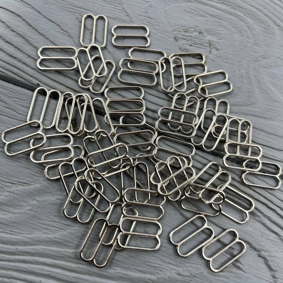 Регулятор для бретелів 12 мм Нікель