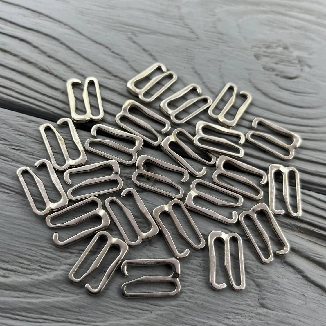 Гачок для бретелів 15 мм Нікель