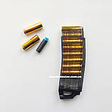 Автомат викидає Гільзи під час стрілянини М'які кулі на присосках PUBG Приціл Окуляри Розмір 83 см, фото 4