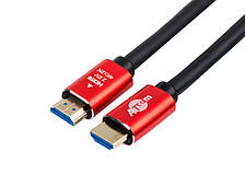 Кабель HDMI-HDMI 2м Red/Gold Atcom v2.0 4k