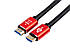 Кабель Atcom HDMI-HDMI 2м Red/Gold v2.0 4k, фото 4
