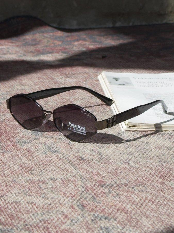 Жіночі Окуляри MIU silver black lins 4 ДЛ7247, фото 1