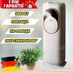 Підлоговий кондиціонер для дому 30 м² Top Kitchen 3000Вт мобільний кондиціонер 5в1 обігрів очищення зволоження