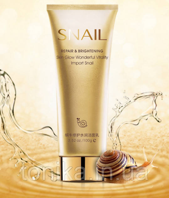 Пінка для умиванні Images Snail Foam з муцином равлика 100 g/ Крем для обличчя