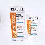Відправимо навіть 1 шт. Сонцезахисний зволожувальний крем Revuele SPF50+ Sunprotect Moisture Boost Daily Face Cream, фото 4
