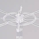 Підставка для сережок, що обертається (28,5×20,5×16 см), Прозорий / Тримач для прикрас / Вішалка для сережок, фото 6