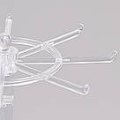 Підставка для сережок, що обертається (28,5×20,5×16 см), Прозорий / Тримач для прикрас / Вішалка для сережок, фото 7