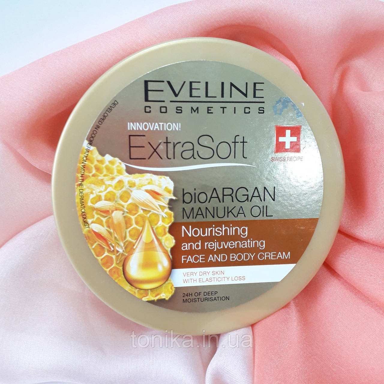 Крем для обличчя та тіла Eveline Soft Bioargan Manuka Oil 175 мл (, фото 1