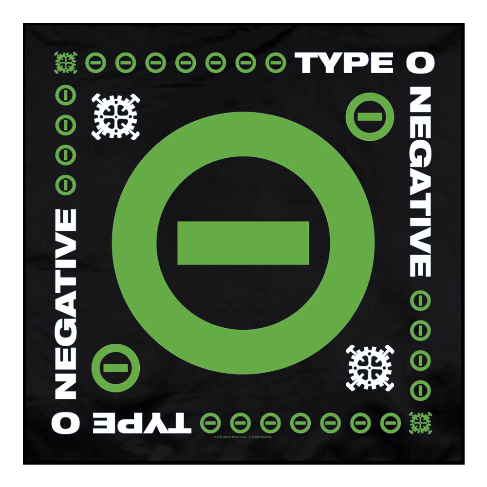 Бандана TYPE O NEGATIVE - NEGATIVE SYMBOL (olb-038)