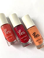 Лак для нігтів Jes набір 3 шт. по 10 мл