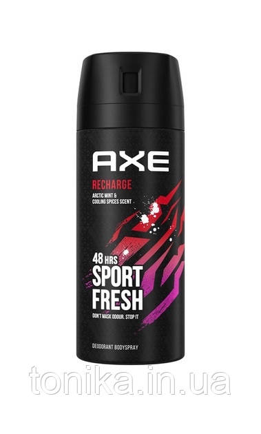 Дезодорант спрей чоловічий Axe Doodorant Bodyspray Dry Recharge/48H, фото 1