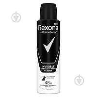 Антиперспірант-спрей чоловічий Rexona INVISIBLE / Невидимий на чорному та білому / 48 H