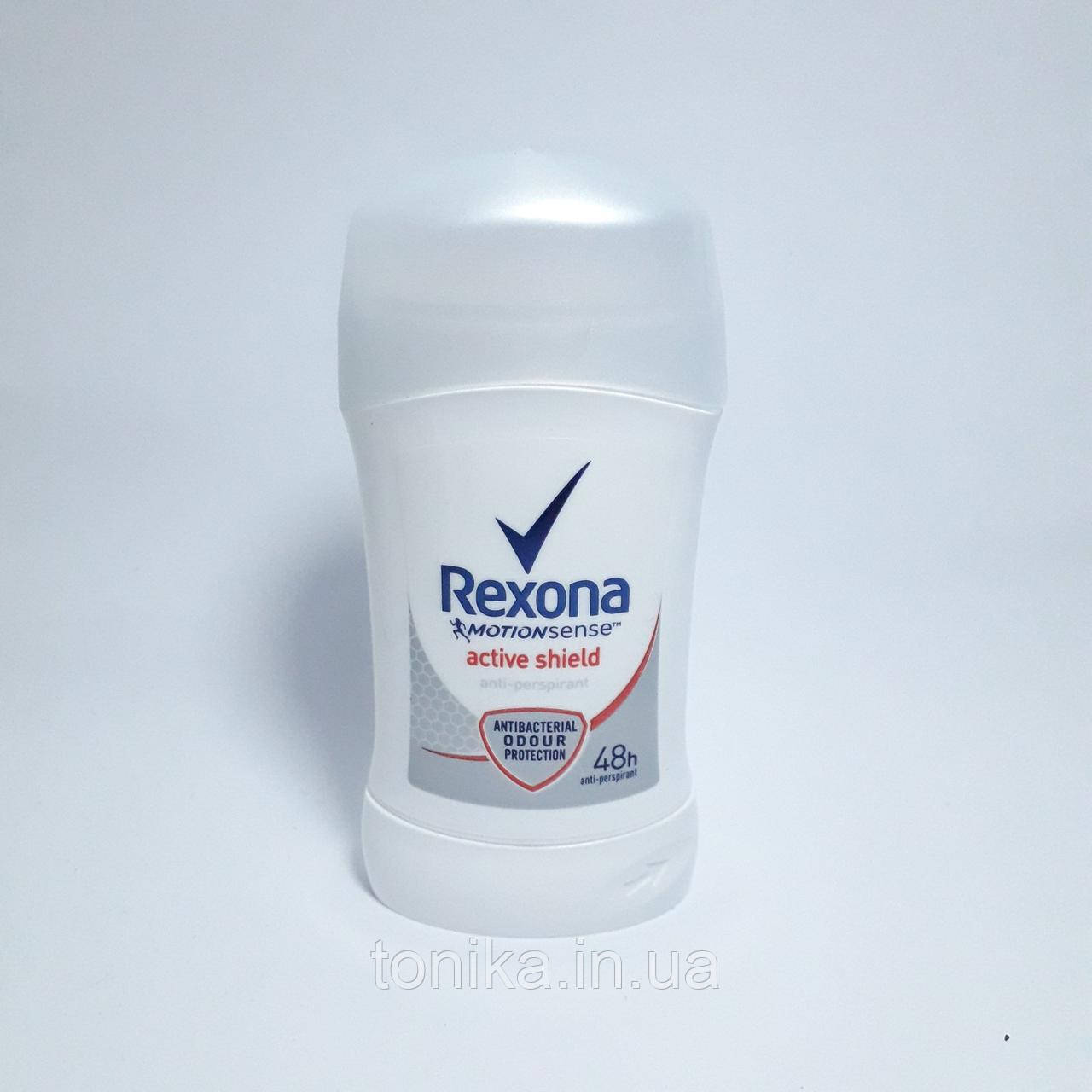 Відправимо навіть 1 шт.! Антиперспірант-стик жіночий Rexona Motion Sense Active Shield Рексона