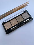 Палітра тіней для повік 4 кольори / Хайлайтер, фото 2