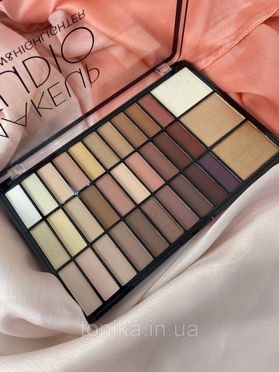 Косметичний Набір для макіяжу тіні 30 відтінків/ хайлайтер, фото 1