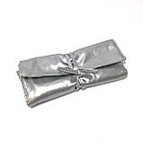 Набір пензликів для макіяжу срібний чохол 7 шт., фото 3