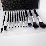 Набір 12 професійних пензликів для макіяжу на блістері, фото 2
