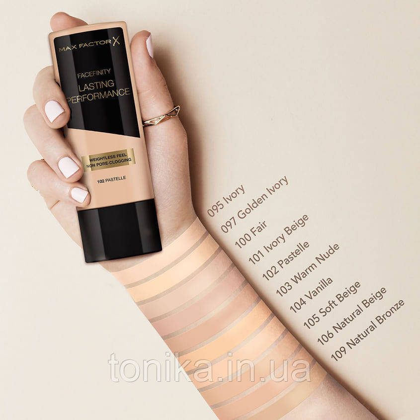 Тональна основа No101 MAX FACTOR LASTING IVORY BEIGE
