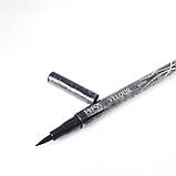 BLESS Чорна підводка фломастер Флер для очей 24 h водостійка, фото 2