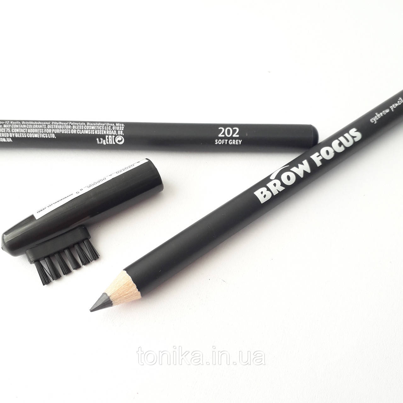 Олівець для брів soft grey | Eyebrow Pencil, фото 1