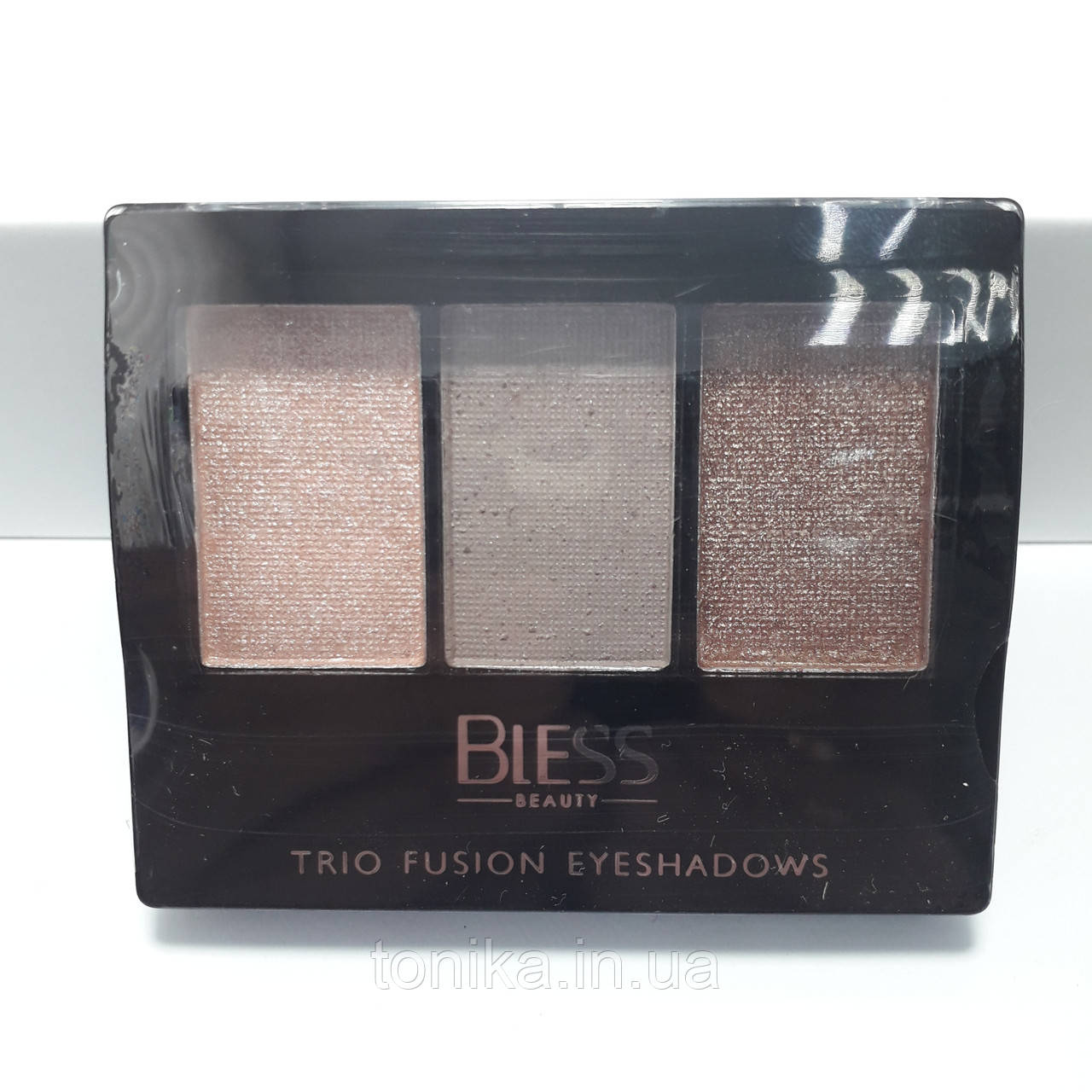 Тіні для повік потрійні Bless Beauty Trio Fusion Eyeshadows No01, фото 1