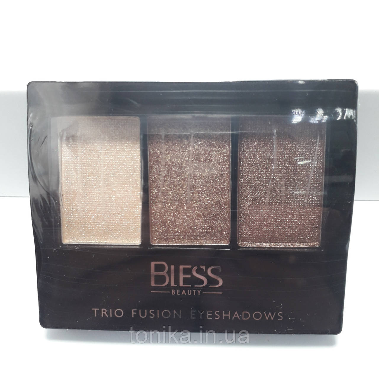 Тіні для повік потрійні Bless Beauty Trio Fusion Eyeshadows No03, фото 1