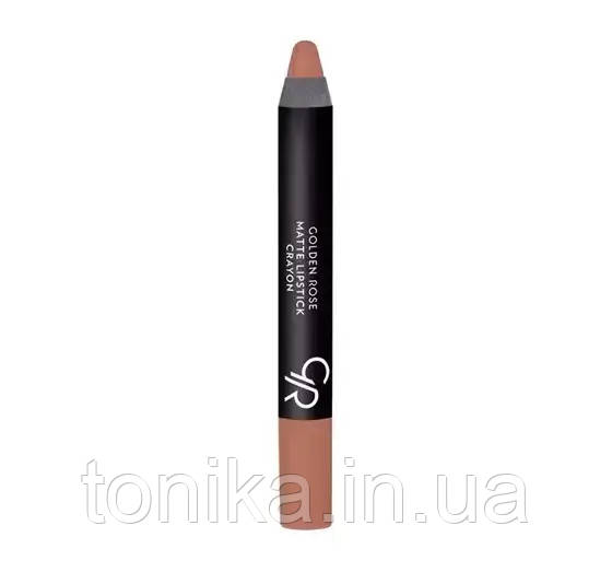 Матова помада-олівець тон 14 Golden Rose MATTE LIPSTICK CRAYON/Туреччина