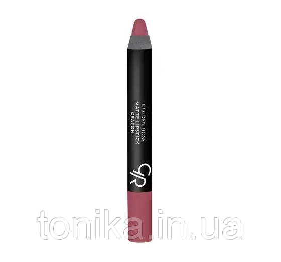 Матова помада-олівець тон 08 Golden Rose MATTE LIPSTICK CRAYON/Туреччина