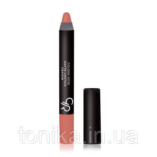 Матова помада-олівець тон 27 Golden Rose MATTE LIPSTICK CRAYON/Туреччина, фото 1