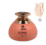 Зволожуючий тональний крем-кушон Bogenia Velvet СС Cream IVORY  №1, фото 3