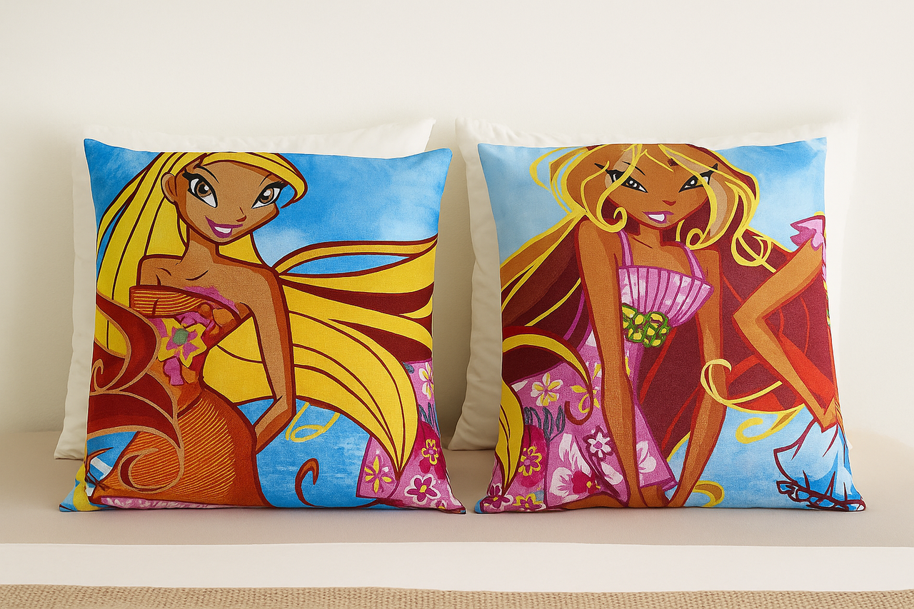 Наволочка (Бязь Голд Люкс) "Вінкс" | 40х40 від 2 шт., фото 1