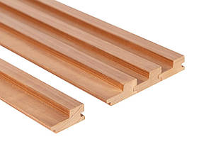 Вагонка термоосина STEP 27x64 2,4 м для лазні та сауни