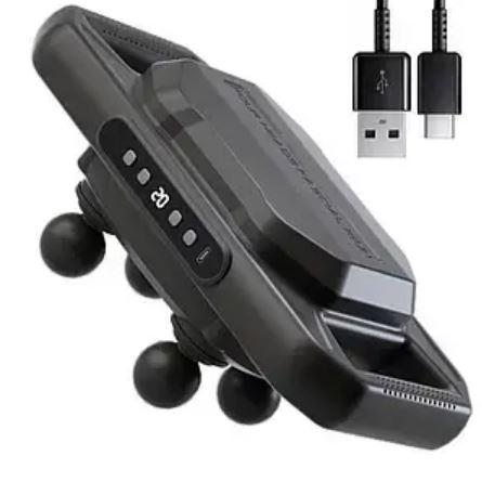 Чотириголовий фасціальний пістолет перкусійний м'язовий масажер вібраційний акумуляторний