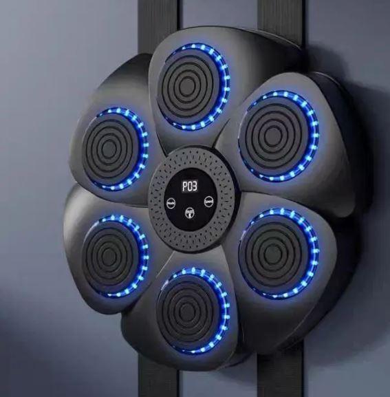 Мішень для боксу Боксерська панель з підсвічуванням Музичний тренажер для боксу з шістьма мішенями