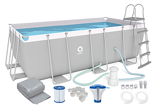 Басейн каркасний прямокутний Avenli 400x207x122 см комплект 17в1