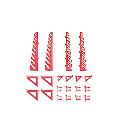 Набір гачків для інструментальної панелі Kistenberg BINEER 20 KBH20-3020