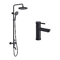 Набір 2 в 1 душова система Kroner Edelstahl Klassisch-SCH063 + змішувач Edelstahl Klassisch-SCH010