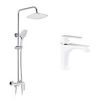 Набор 2 в 1 душова система Kroner Armada-W063 + змішувач Armada-W010