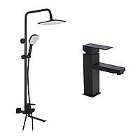 Набор 2 в 1 душова система Kroner Armada-SCH067 + змішувач Kubus-SCH010