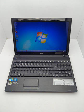 Б/в Ноутбук Acer Aspire 5742G 15.6" 1366x768| Core i5-450M| 6 GB RAM| 500 GB HDD| GeForce GT 540M 1GB, фото 1