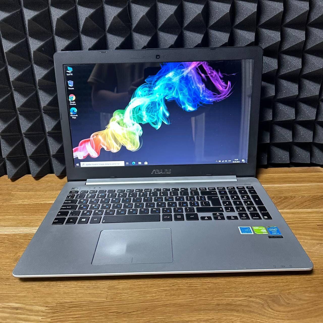 Б/в Ноутбук Б-клас Asus A551L 15.6" 1366x768| Core i5-4200U| 12 GB RAM| 128 GB SSD| GeForce GT 740M 2GB