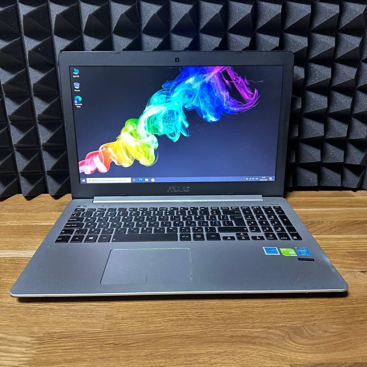 Б/в Ноутбук Б-клас Asus A551L 15.6" 1366x768| Core i5-4200U| 12 GB RAM| 128 GB SSD| GeForce 840M 2GB